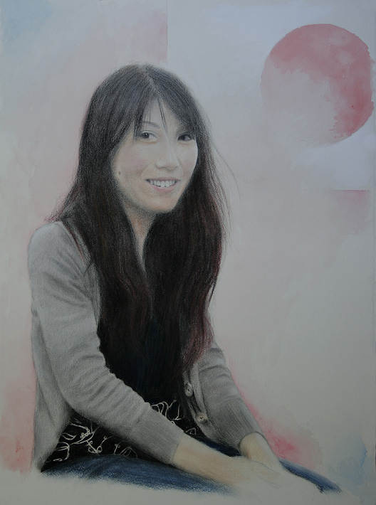 A portrait of Akiko Hatano