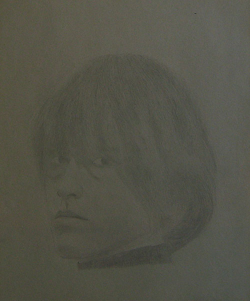 drawing of Brian Jones