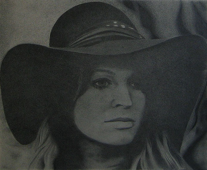 drawing of Julie Christie