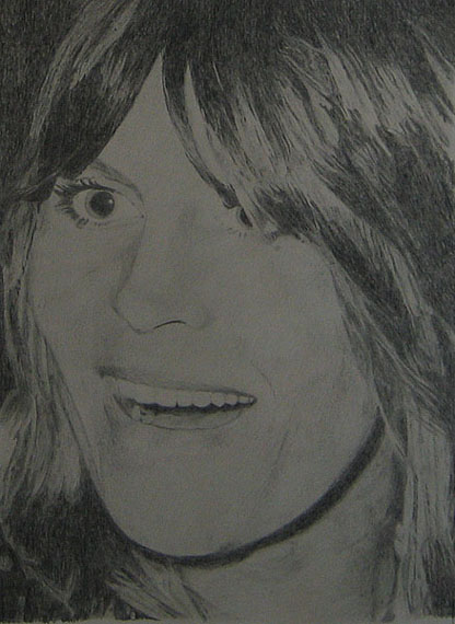 drawing of Julie Christie