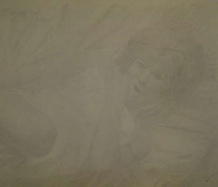 drawing of Julie Christie