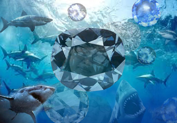 diamonds & sharks