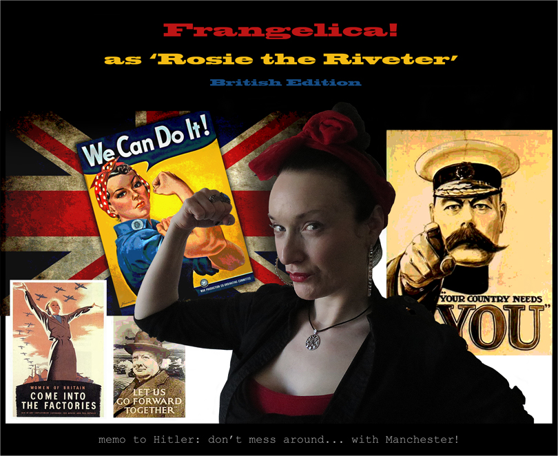 Fran Atherton as Rosie the Riveter