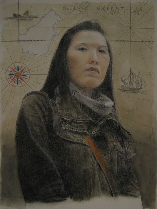 A portrait of Eve Chen