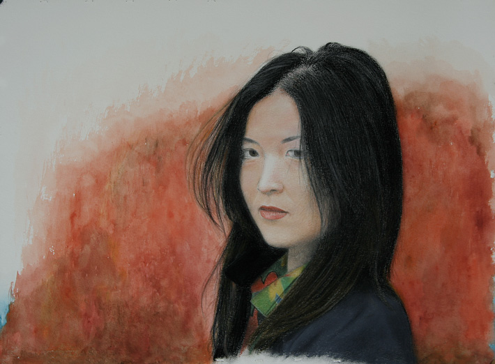 A portrait of Moon Jung Kang