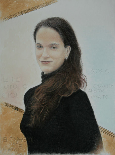 A portrait of Roula Panagiotopolous