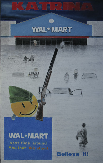 An advertisement for Wal-Mart