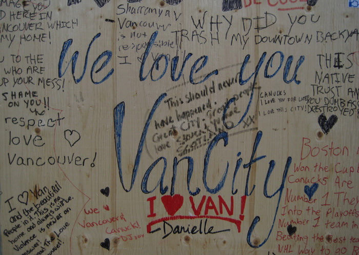 the wall of Vancouver